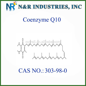 Coenzyme réduit q10 ubiquinol 98% cas 303-98-0 coenzyme q10